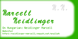 marcell neidlinger business card